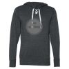 Unisex Jersey Sport Lace Hooded Pullover Thumbnail